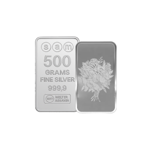 500 Gram Silver Wedding Bar