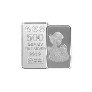 500 Gram Silver My Mother Bar