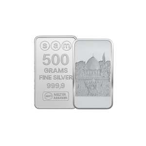 500 gram Al Aqsa Silver Bar