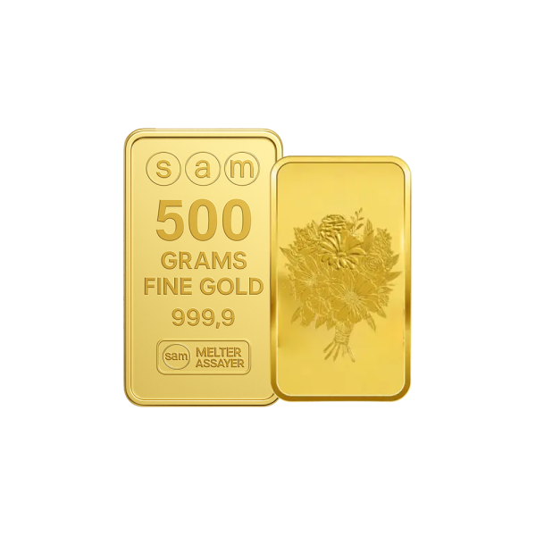 500 Gram Gold Wedding Bar