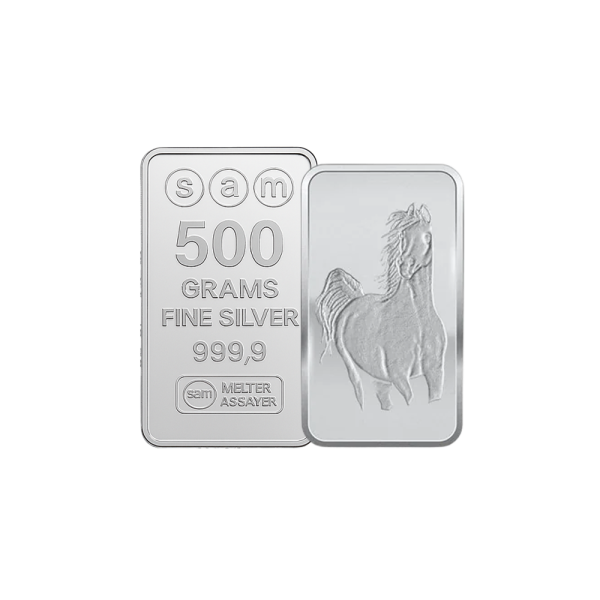 500 gram Horse Silver Bar