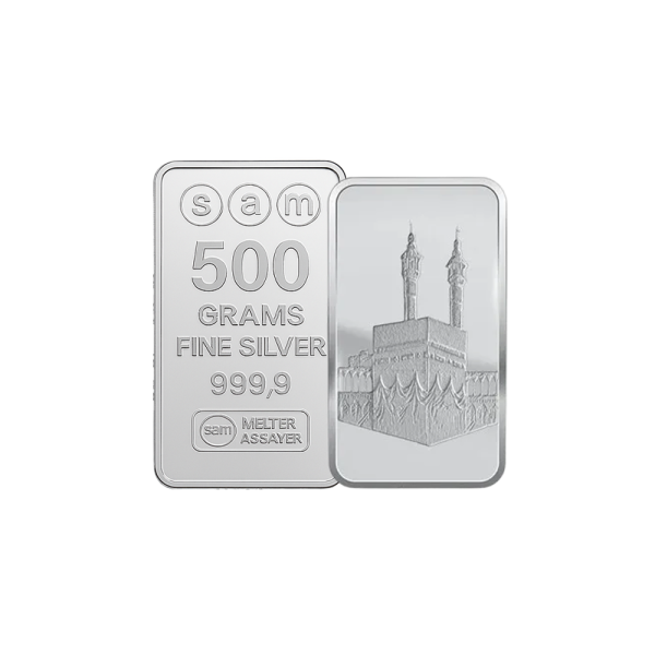 500 gram Makkah Silver Bar