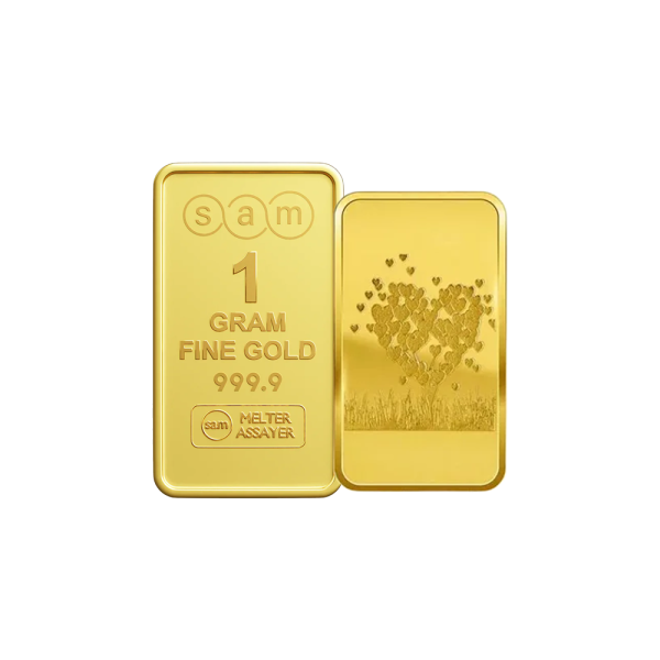 Gold Minted Bar Love Tree