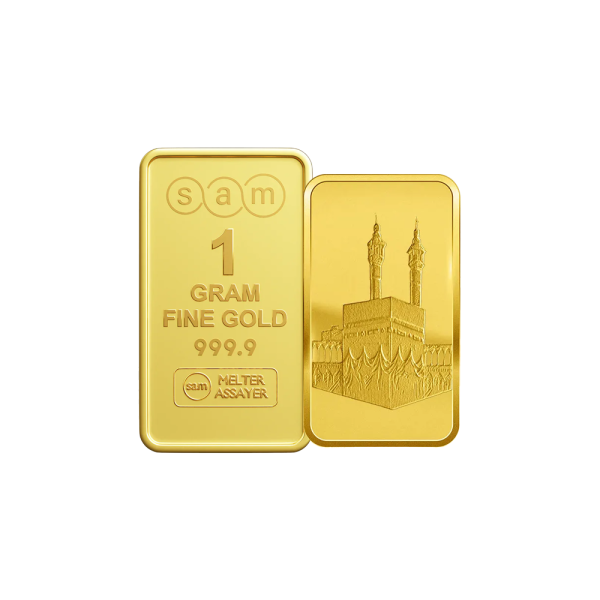 Gold Minted Bar Makkah