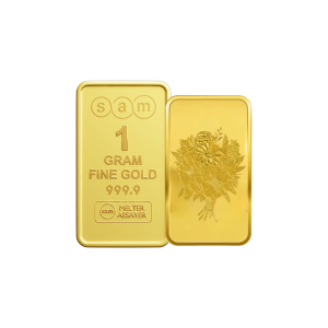 Gold Minted Bar Weeding