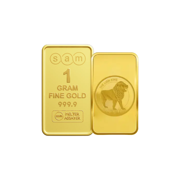 Gold Minted Bar The Lion King
