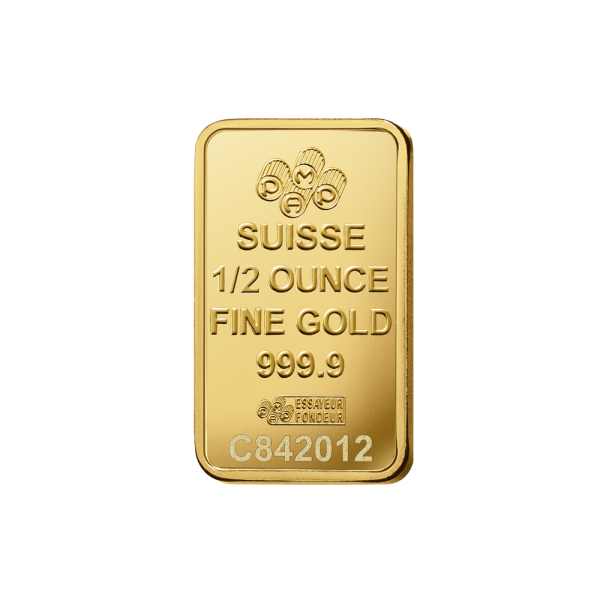 1 2 OZ PAMP Lady Fortuna Gold Bar