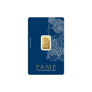 2.5 Gram PAMP Gold Lady Fortuna Bar