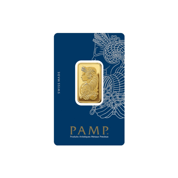 10 Gram PAMP Gold Lady Fortuna Bar