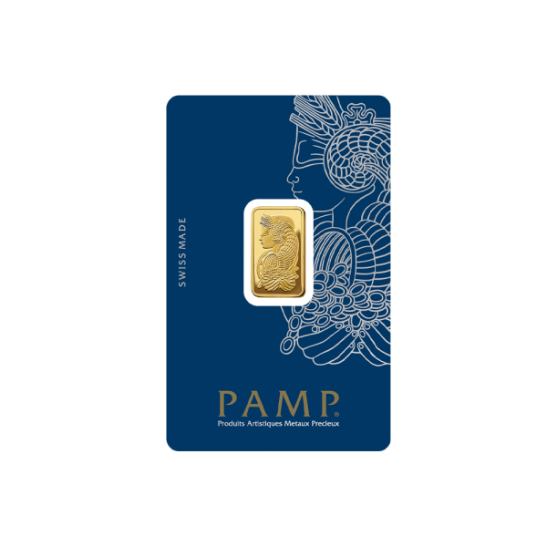 5 Gram PAMP Lady Fortuna Gold Bar