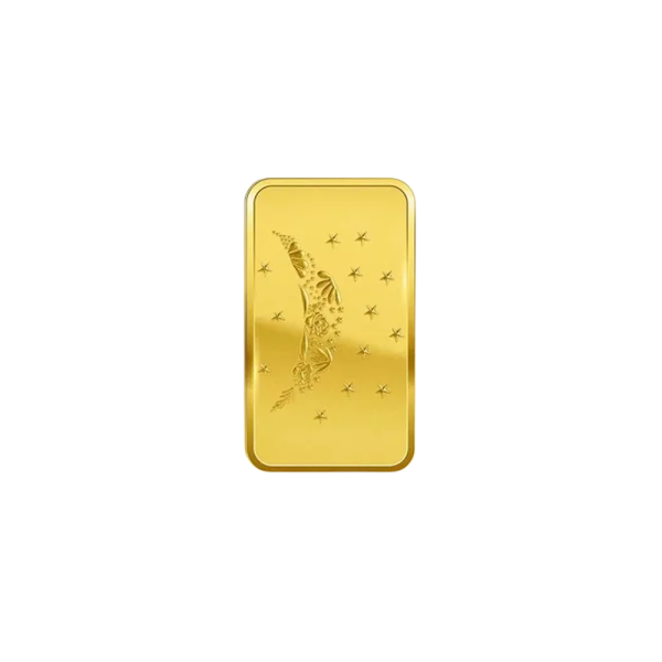 Gold Minted Bar Moon Flower