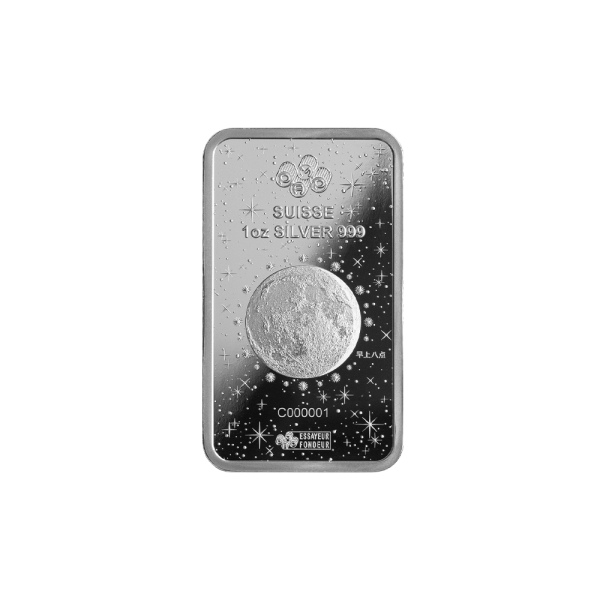 1 OZ PAMP Lunar Dragone Silver Bar