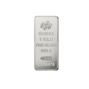 1000 Gram PAMP Silver Bar