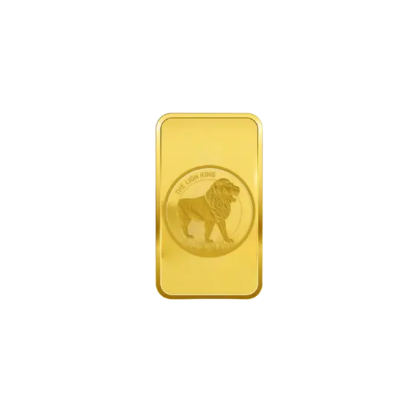 Gold Minted Bar The Lion King