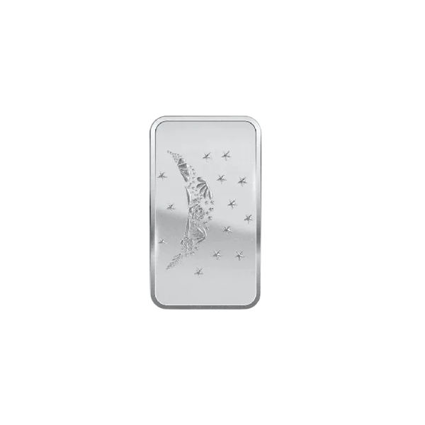 moon flower silver Bar