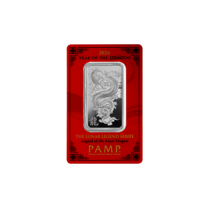 1 OZ PAMP Lunar Dragone Silver Bar