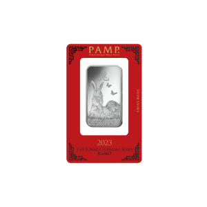 1 OZ PAMP Lunar Rabbit Silver Bar