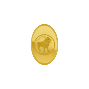 12 OZ Gold Lion King Oval