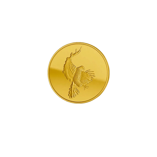 12 Oz Gold Eagle Round Bar