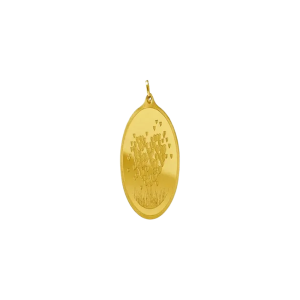 1.2 Ounce Gold Love Tree Pendant