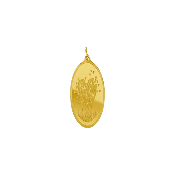 12 Ounce Gold Love Tree Pendant