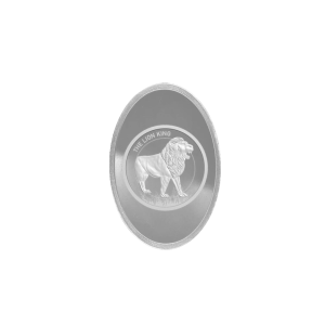 1.2 Ounce Silver Lion King Oval