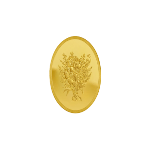1 OZ Gold My Love Oval