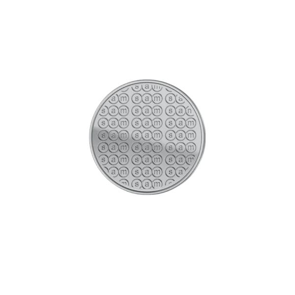 1 Oz Silver SAM Logo Round Bar