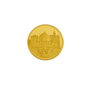 1.2 Oz Gold Al Aqsa Mosque Round Bar