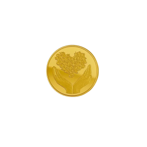 1 Gram Gold My Heart Coin