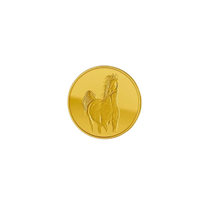 1 Gram Gold Horse Coin