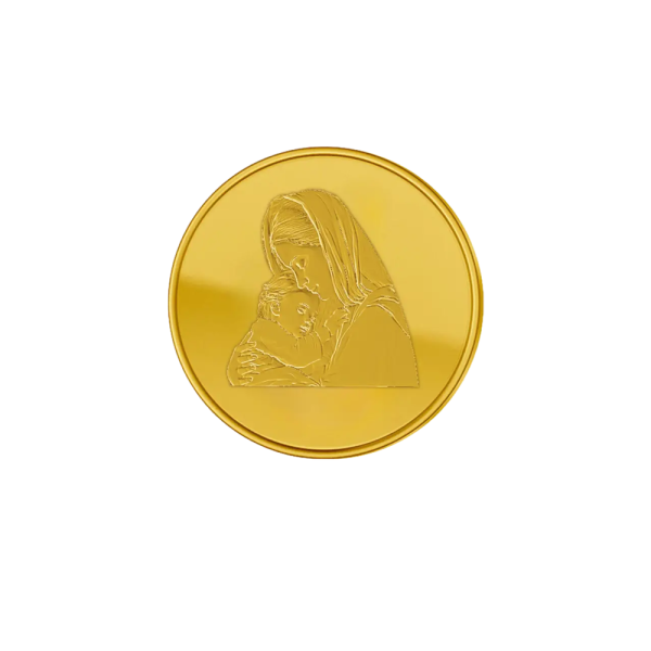 1 Gram Gold My Heart Coin