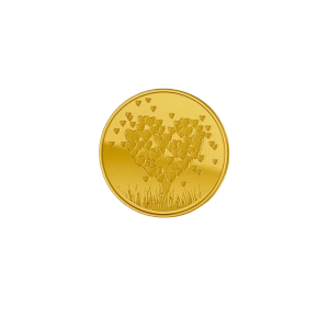1.2 Oz Gold Love Tree Round Bar