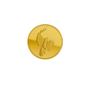 1 Gram Gold Eagle Round Bar