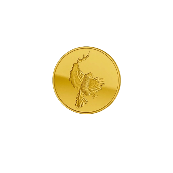 1 Gram Gold Eagle Round Bar