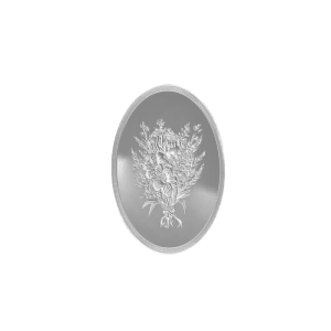 1.2 Ounce Silver My Love Oval