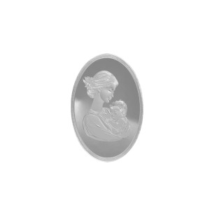 1.2 ounce Silver My Mother Oval