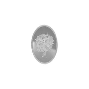 1 Ounce Silver Wedding Oval