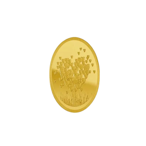 1.2 Ounce Gold Love Tree Oval
