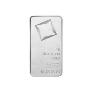 1 kg Valcambi Matt Silver Bar