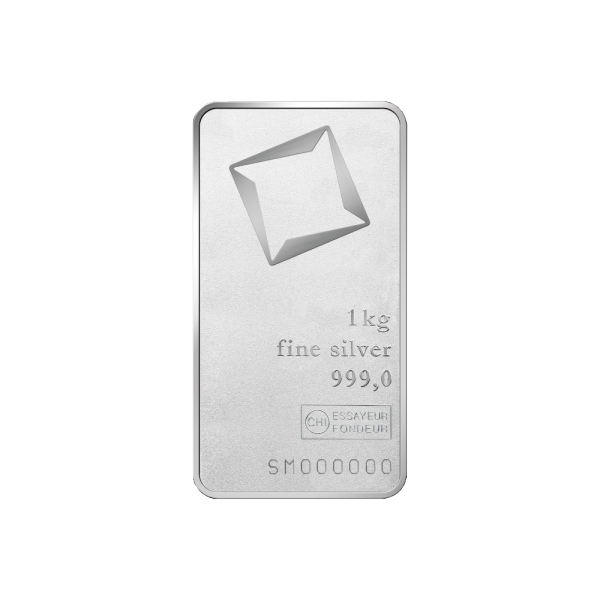 1 kg Valcambi Matt Silver Bar