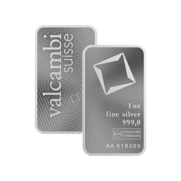 1 OZ Valcambi Silver Bar
