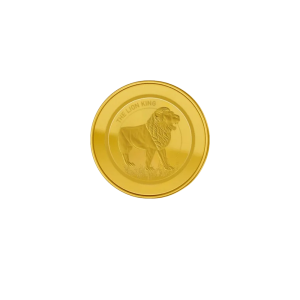 20 Gram Gold Lion King Coin