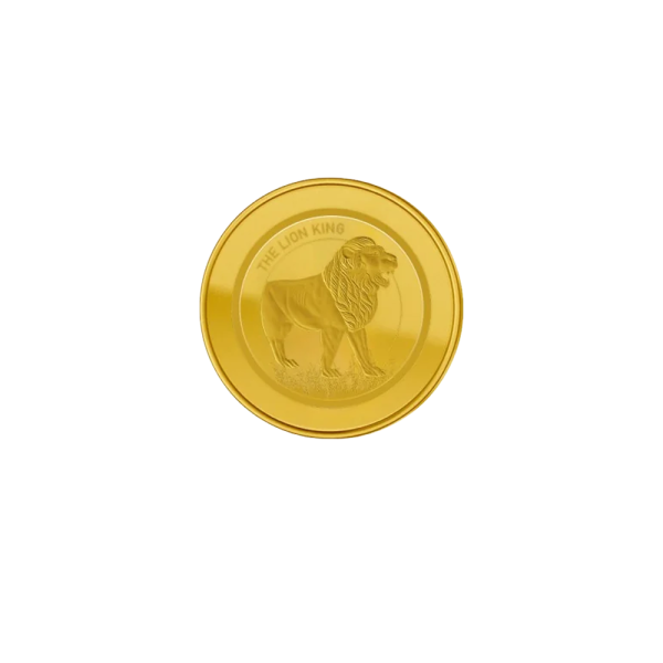 20 Gram Gold Lion King Coin