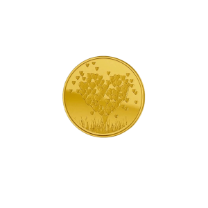 20 Gram Gold Love Tree Round Bar