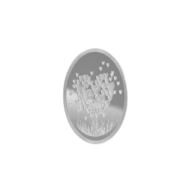 20 Gram Silver Love Tree Oval