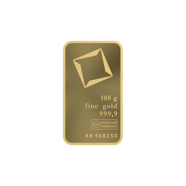 100 Gram Valcambi Gold Bar