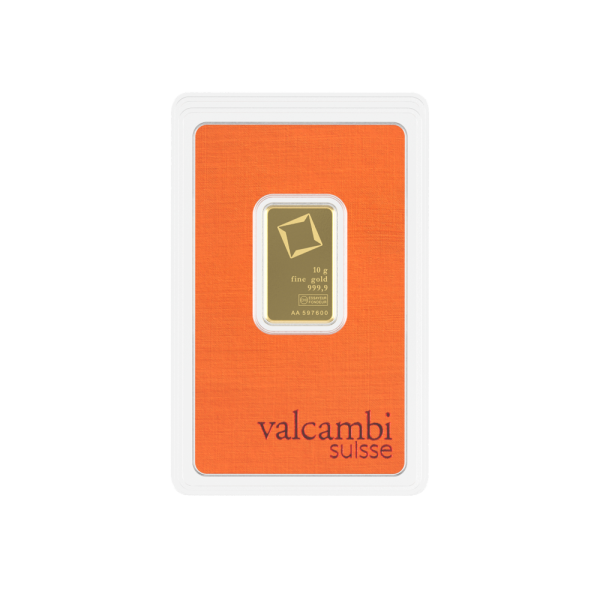 10 Gram Gold Valcambi Bar