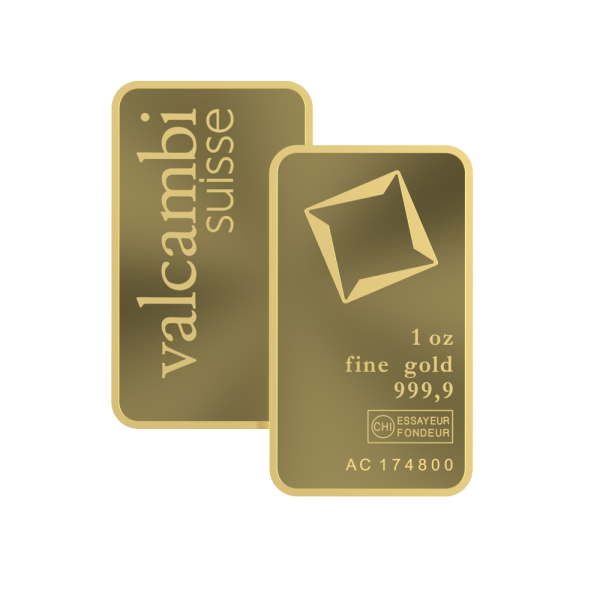 1 Ounce Valcambi Gold Bar