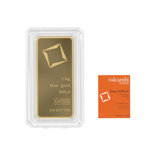 1 KG Gold Valcambi Bar